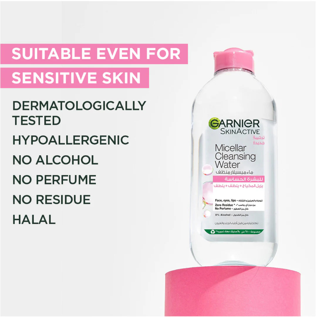 GARNIER Micellar Cleansing Water Pink For Sensitive Skin