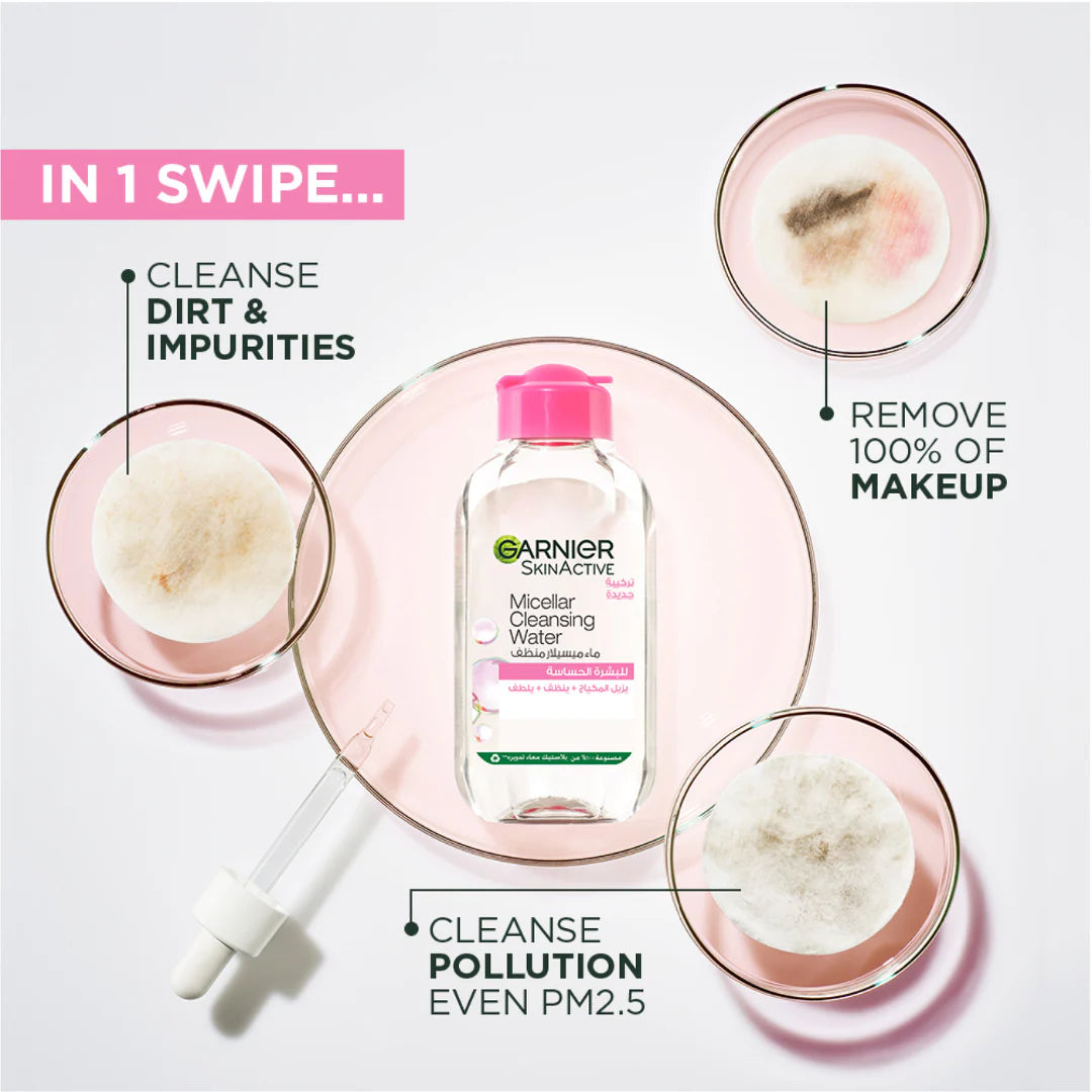 GARNIER Micellar Cleansing Water Pink For Sensitive Skin