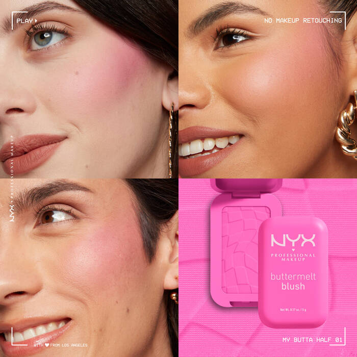 NYX Cosmetics Buttermelt High-Pigment Blush