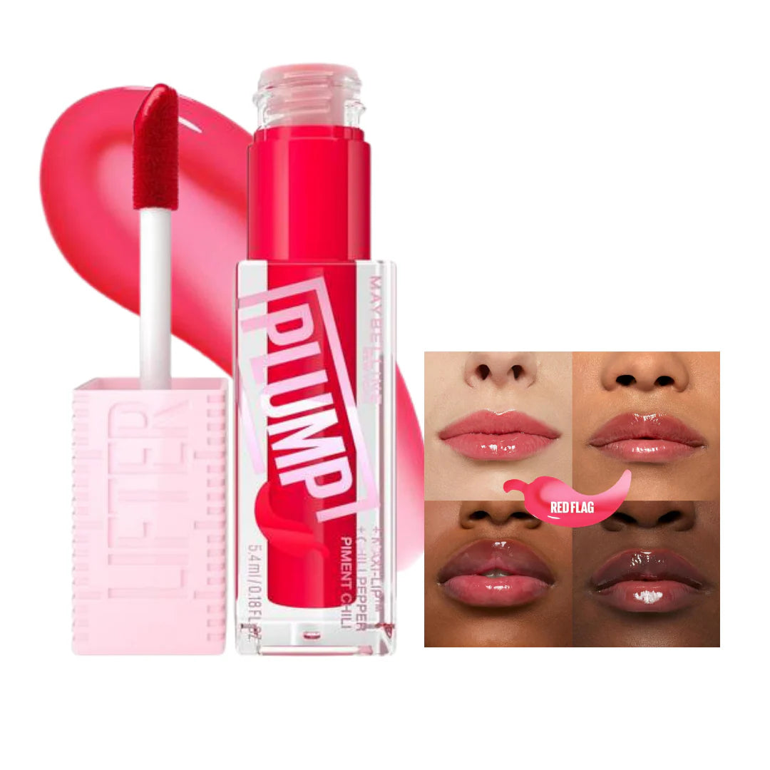 Maybelline New York Lifter Plump Lip Plumping Gloss With Chili Pepper And 5% Maxi-Lip
