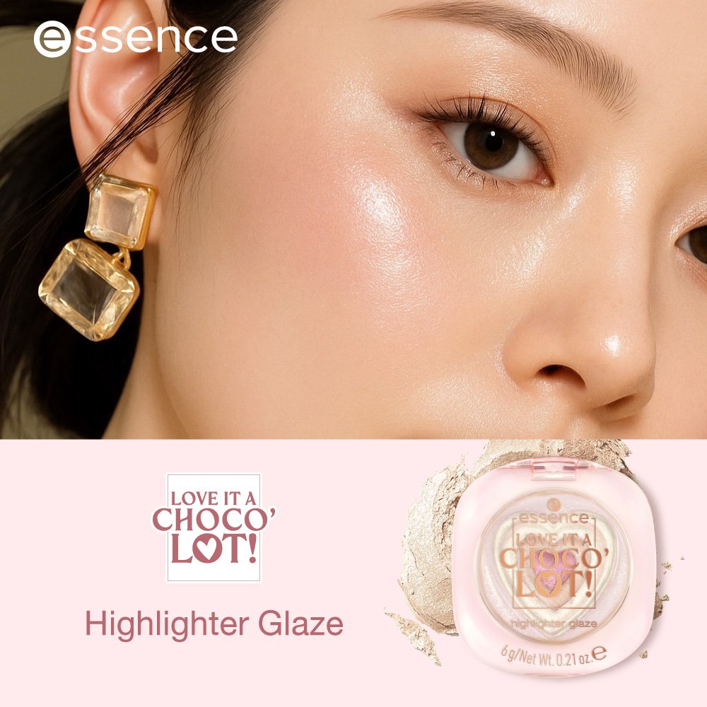 Essence LOVE IT A CHOCO' LOT! highlighter glaze