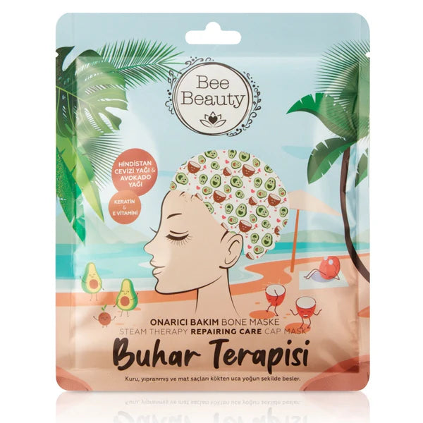 Bee Beauty Hair Mask Steam Therapy Repair Care Bonnet Mask