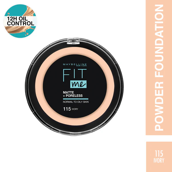 Maybelline New York Fit Me- Perfect Matte Finish & Poreless Powder That Lasts Up To 16 Hours