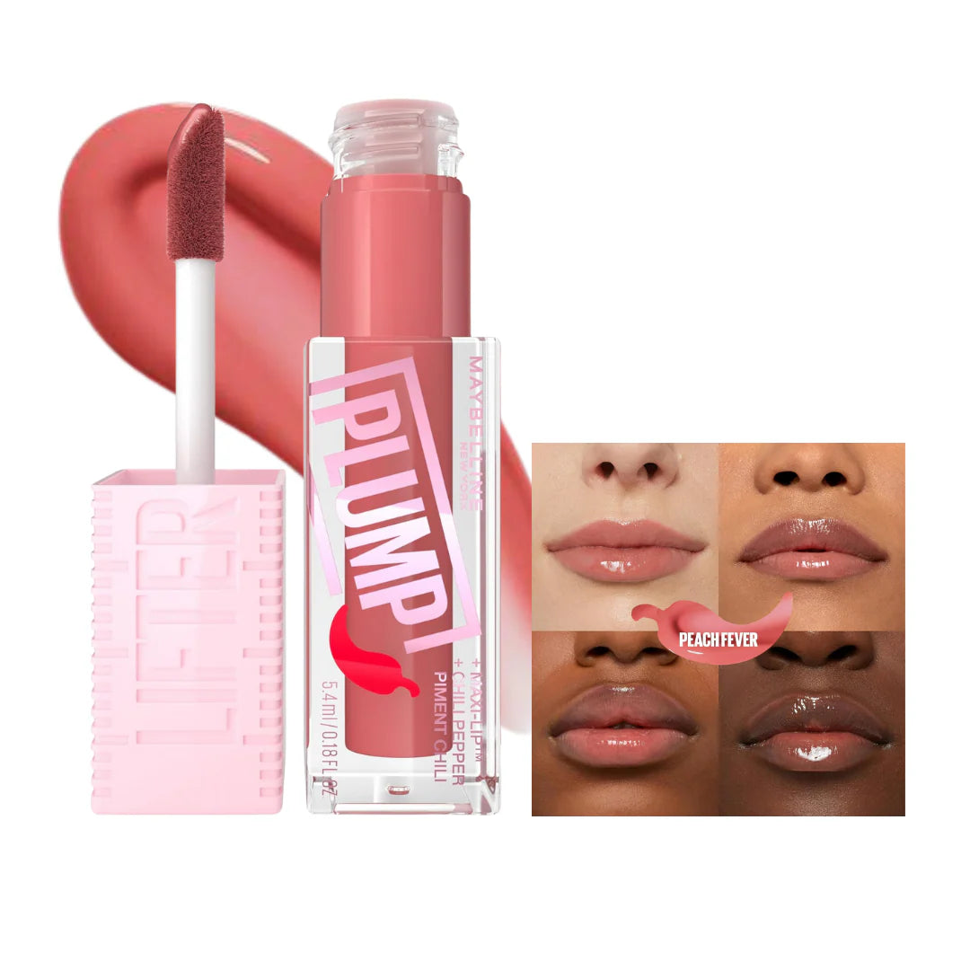 Maybelline New York Lifter Plump Lip Plumping Gloss With Chili Pepper And 5% Maxi-Lip