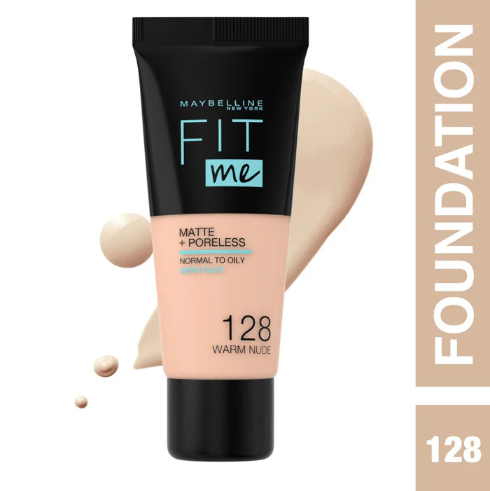 Maybelline New York Fit Me Matte Poreless Liquid Foundation Ideal For Normal To Oily Skin