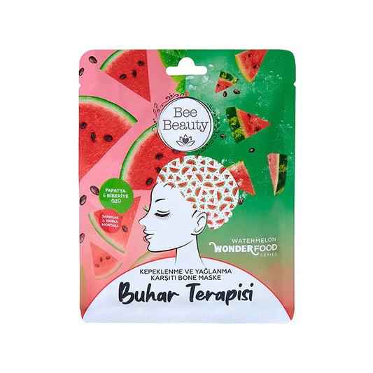 Bee Beauty Hair Mask Wonder Food Watermelon Steam Therapy Anti-Dandruff and Oily Bone Mask