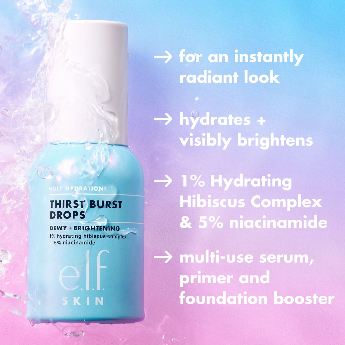 ELF Holy Hydration! Thirst Burst Drops