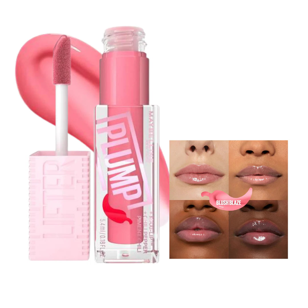 Maybelline New York Lifter Plump Lip Plumping Gloss With Chili Pepper And 5% Maxi-Lip