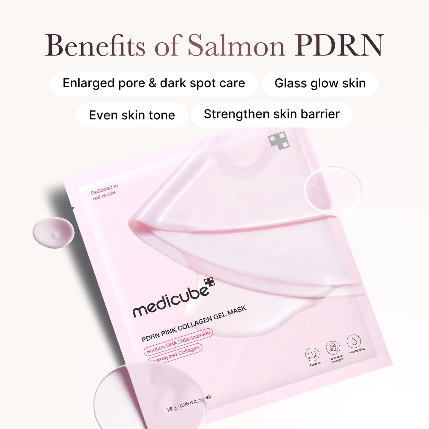 Medicube Salmon DNA PDRN Pink Collagen Jelly Gel Mask