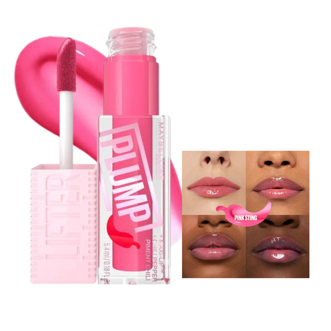 Maybelline New York Lifter Plump Lip Plumping Gloss With Chili Pepper And 5% Maxi-Lip