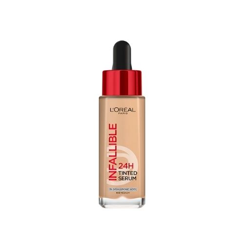 L'Oréal Paris Infallible 24H Tinted Serum With 1% Hyaluronic Acid For Radiant Hydrated Skin