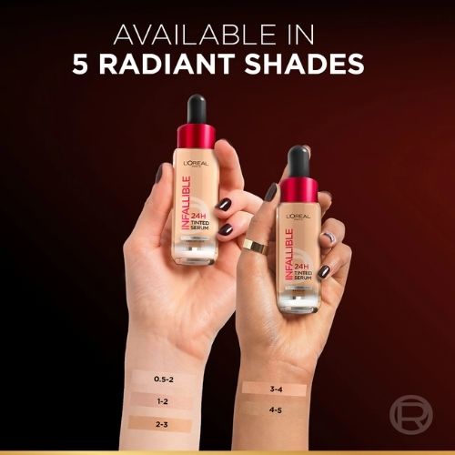 L'Oréal Paris Infallible 24H Tinted Serum With 1% Hyaluronic Acid For Radiant Hydrated Skin