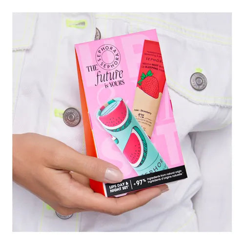SEPHORA COLLECTION Day and Night Hydrating Lip Set - Strawberry Watermelon